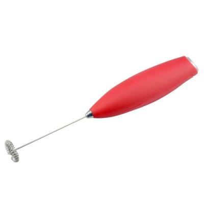 China Sustainable High Quality Milk Frother Red New Cold Brew Coffee Handheld Milk Frother for sale