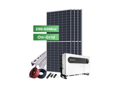 Chine Système d'énergie solaire connecté à la grille Wifi intelligent Kit complet Générateur industriel 250 kW 500 kW 60Hz à vendre