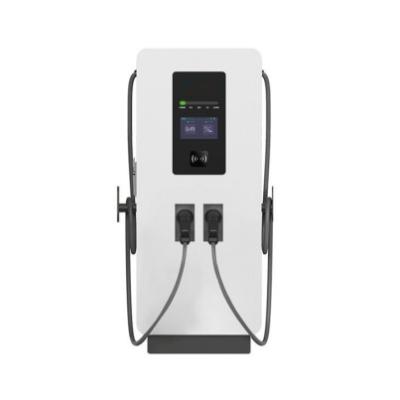 China 60KW OCPP Gleichstrom-Schnellladestation - LCD-Display, CCS+CHADEMO+AC, CE-zertifiziert zu verkaufen