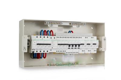 China Wand-Berg-elektrischer Verteilerkasten Grey White Electrical Distribution Cabinets IEC60439-3 zu verkaufen