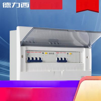 China van de het Polycarbonaatverlichting van 63A 100A Plastic de Distributiedoos 9 12 16 20 24 32 36 45 Manieren Delixi Te koop