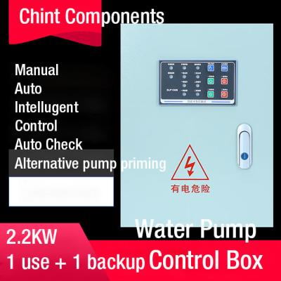 China Contator do motor de C.A. da caixa de controle da bomba de água 3 modalidade manual traseira do uso um da fase AC380/400V um auto à venda