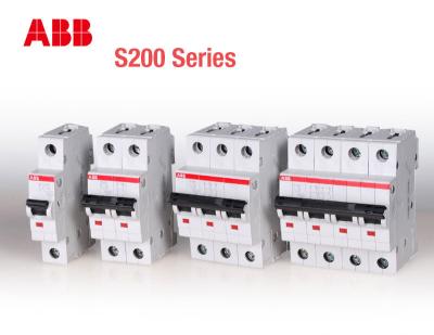 Cina Interruttore miniatura di ABB S201S202S203S204, interruttore 1~100A 1 di MCB 2 3 4P 1P+N in vendita