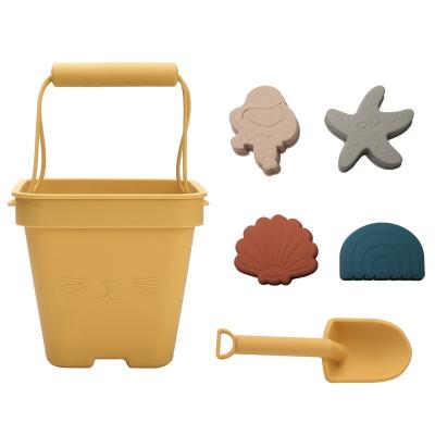 China Sand Toys Silicone Kids Beach Sand Mold Toys Digging Sand Tool For Kid Beach Outdoor Toys for sale