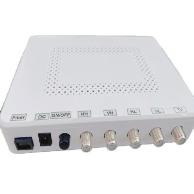 China FTTH FTTB FTTX Telecom Operators Recommend CWDM Quattro LNB Broadband Satellite TV and Terrestrial TV RF Over Fiber Optic LNB Receiver for sale