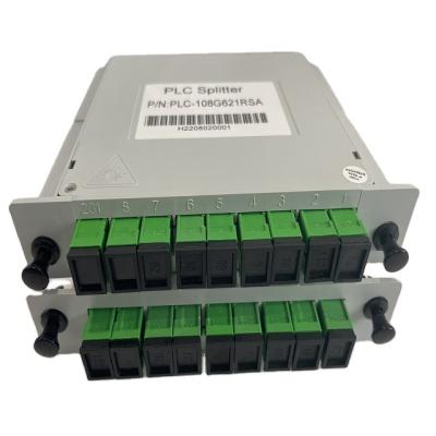 China High reliability and cheap type fiber optic box type plc fiber splitter module optica box type plc splitter abs support module fibra optical fiber optica box type for sale