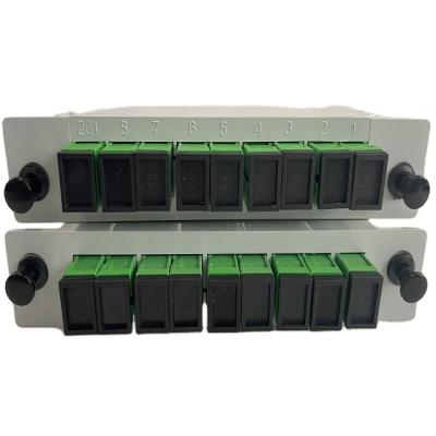 China High Reliability Lightwave Circuit 1x8 1x16 1x32 1x64 Planar Fiber Optic Splitter (PLC) and Multi Port Stability CATV PON Nextwork Fiber Splitter (MPFS) Series for sale