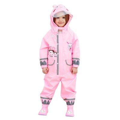 China 100% Waterproof Raincoat /Windproof/Eco-friendly/Durable/Soft Tianwang Beautiful For Kids Soft One-Piece Raincoat Lightweight Breathable for sale