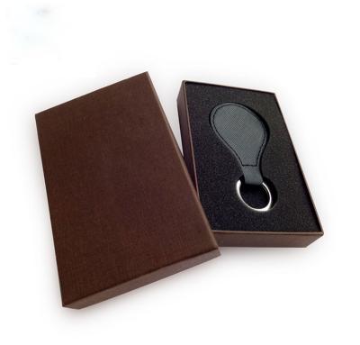 China Logo Design Pack Chain Packaging Custom Recyclable Supplies Car Key Gift Recyclable Paper Packing Box for sale