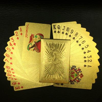 China Custom Printing Gold Kraft Paper Poker Game Material Card Games for sale