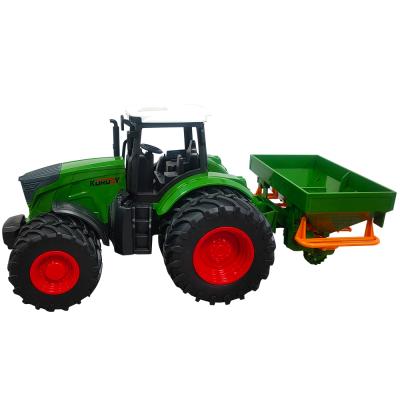 China Plastic Wholesale Plastic Tractor Toy Farm Tractor Truck Toy Best Amazon Truck Farm Toy For Kids for sale