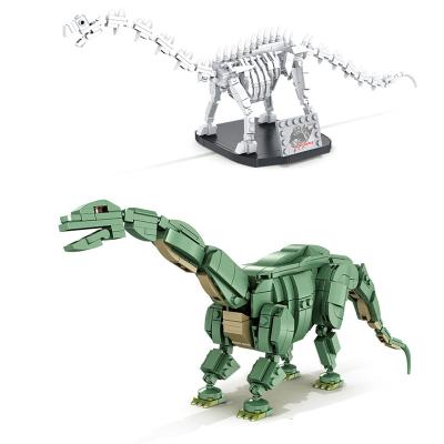 China Construction Toy Hot Amazon Selling Thunder Dragon Dinosaur DIY Building Blocks Compatible with All Major Brand Toys for Kids for sale