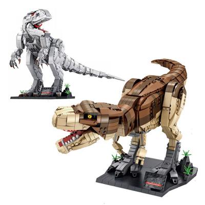 China Construction Toy Hot Amazon Selling Tyrannosaurus Rex Dinosaur DIY Building Blocks Compatible with All Major Brand Toys for Kids for sale