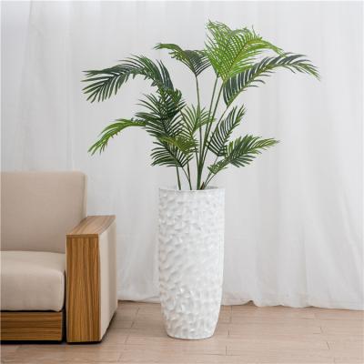 China Nordic Hotel Interior Decoration New Products New Products Modern Design Shopping Mall Wholesalers Factory White Big Pot for sale