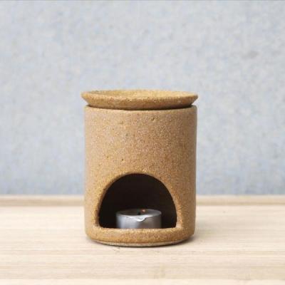 China Fashionable Wholesale Popular Design High Quality Nordic Home Used Brown Candle Essential Oil Burner For Gift for sale