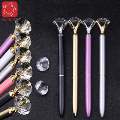 China Fashionable Gift Metal Pen For Promotional Ballpoint Pen Multi Color Diamond Crystal Diamond Pen School Supplies Promotion Marquee for sale