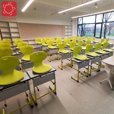 China Modern Primary School Furniture Modern Classroom Child Huihong Student Chair And Cheap Desk School Study Table For Students for sale