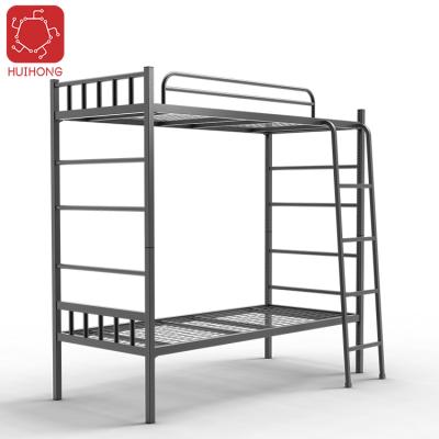 China Huihong Contemporary Bunk Metal Bed Dormitory Bed Student Bed School Furniture for sale