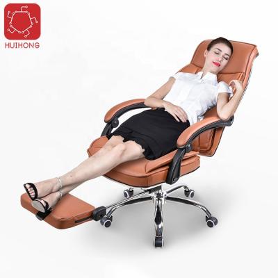 China Wholesale Huihong ODM offce chair china pu gamer chair pp armrest leather office chair luxury leather erganomic massage for sale