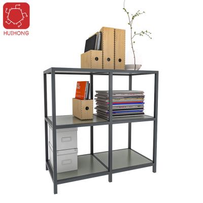 China Vintage 3 Tiers Industrial Flower Rack Huihong Library Storage Shelves Expandable Furniture Home Office Bookshelf for sale