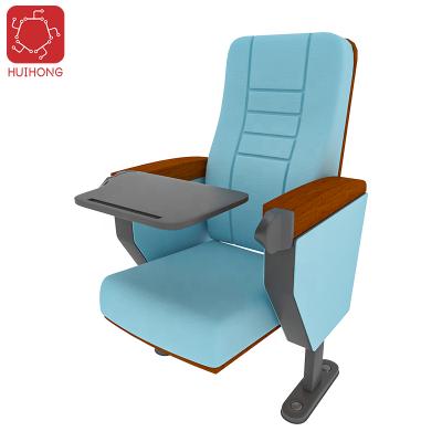 China Huihong OEM contemporary light blue theater furniture W610 D632 H1001mm auditorium chair muebles Para teatro en home for sale