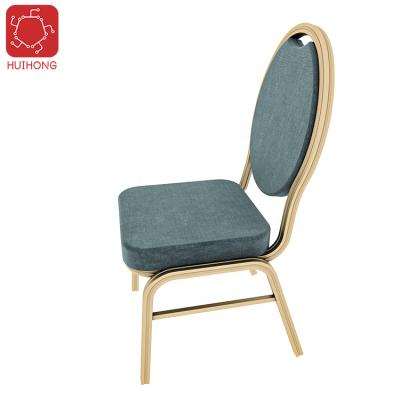 China Huihong chair OEM poltrona velvet 400*500*600mm blue modern dining jantar wedding banquet chair fiestas de sillas cadeiras De for sale