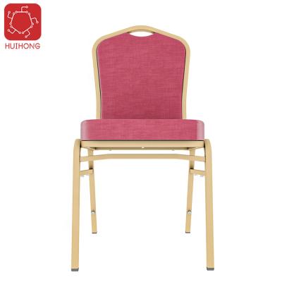 China Huihong OEM modern red waiting chair 400*500*600mm sillas Para comedor restaurant upholstered modern dining chairs chair for sale