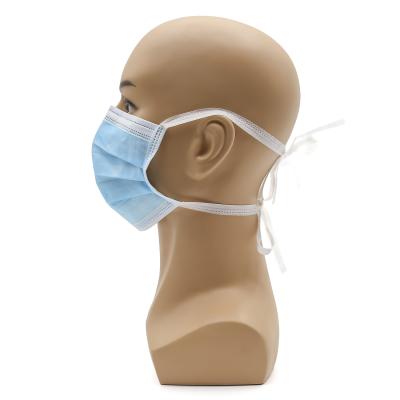 China 3 Ply Adult Sterile Medical Face Mask TYPE IIR With CE ISO TUV/medical Surgical Mask With Tie Coverall for sale