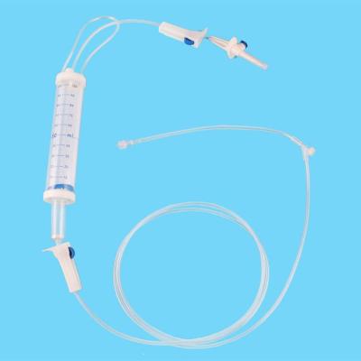 China High Quality Safety Best Price Disposable Infusion Set With Cruet For Infant , 100ml , 150ml for sale