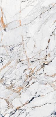 China 12mm Glazed Porcelain Tile Gilt Years Grey Polished Slate Marble Slab 1600*2700mm for sale