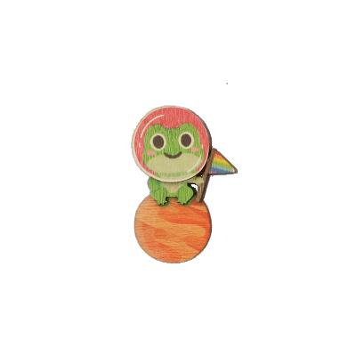 China Frog Wooden Fridge Animal Magnet Astronaut Mars Promotional Gift for sale