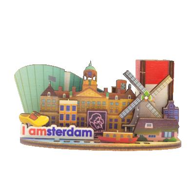 China Decoration Netherlands Amsterdam Souvenirs Collected Pen Holder Home Decor for sale