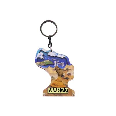 China Wooden+key chain wooden queen's head 365days key chain for keepsake for sale