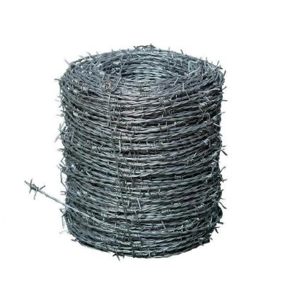 China Large Protection Roll Barbed Wire Price Barbwire Fence Barbed Wire Manufacturing for sale