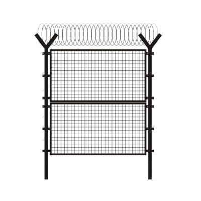 China Bto-22 Large Protection Hot Dipped Galvanized Concertina Razor Barbed Wire for sale