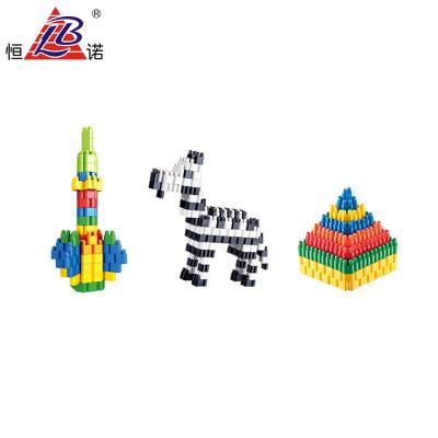 China 280PC Plastic Raw Material DIY Toy Atomic Building Block With 10 Color Atomic Building Blocks For Kids DIY Toys Building Blocks With 280 PCS for sale