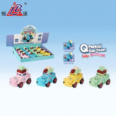 China 12 PCS/BOX Friction Car Model Diecast Toy Vintage Car For Kids Vintage Car Diecast Model For Kids Diecast Vintage Cars With Friction for sale