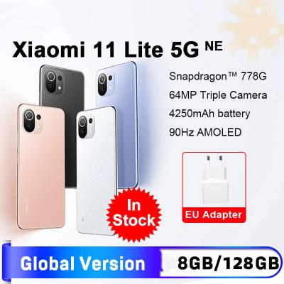 China Dual Ne SIM Card Global Version Xiaomi MI 11 Lite 5G Smartphone 8GB 128GB 6.55 Inch Amoled Screen SNA 778G Octa Core 64MP Camera 90Hz Display for sale