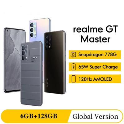 China Smartphone Snap 778G Octa-core 6GB 128GB 120Hz Super Amoled Dual SIM Card Global Version Realme GT Super Dart 65W 6.43