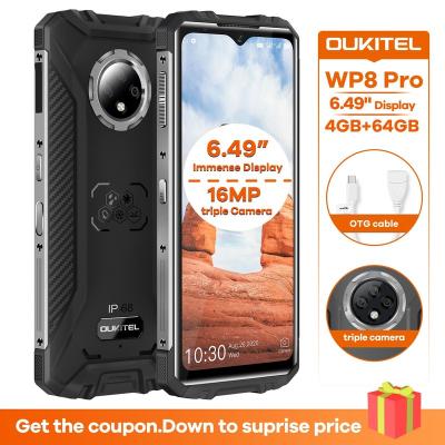 China OUKITEL WP8 Pro Wifi NFC IP68 Rugged Sports Smartphone Mobile Phone 6.49