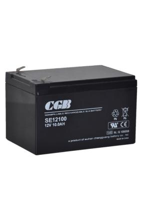 China Rechargeable Sealed Lead Acid Battery 12V 10AH With ABS Plastic for sale