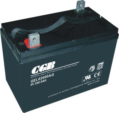 China Maintenance Free Gel Cell Marine Battery 6V 200Ah Recycling Lead Acid Batteries for sale