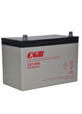 China 12V 90AH UPS Lead Acid Battery Gel Cell Deep Cycle Battery for Railway System for sale