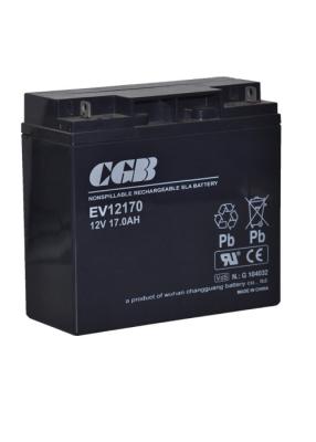 China UPS EPS System Rechargeable Lead Acid Battery 12V 17AH Emergency Power System for sale