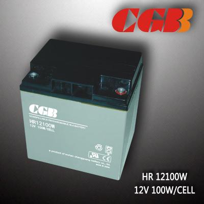 中国 手入れ不要の高い比率の排出電池HR12100W 12V28AHの高い排出電池 販売のため