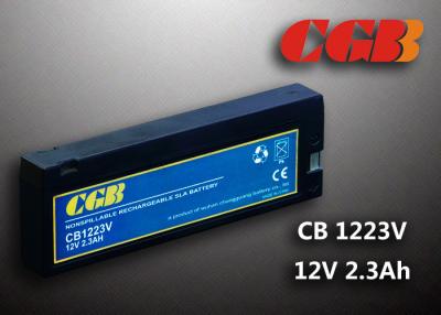 China Medical Equipment 12V 2.3AH CB1223V VRLA Rechargeable Battery 182 * 24 * 61mm for sale