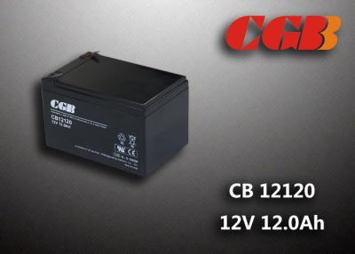 China CB12120 12AH Deep Cycle Lead Acid Battery Sealed / V0 Plastic 12v Ups Battery for sale