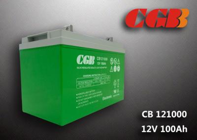 Cina Batteria 100AH, plastica profonda esile verde di sla di CB121000 12v della batteria del ciclo in vendita