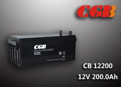 China 200AH CB122000 ABS Plastic V0 Solar Lead Acid Battery Non Spillable construction for sale