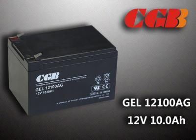 China ABS Plastic AGM Storage GEL Lead Acid Battery recharge GEL12100AG 12V 10AH for sale